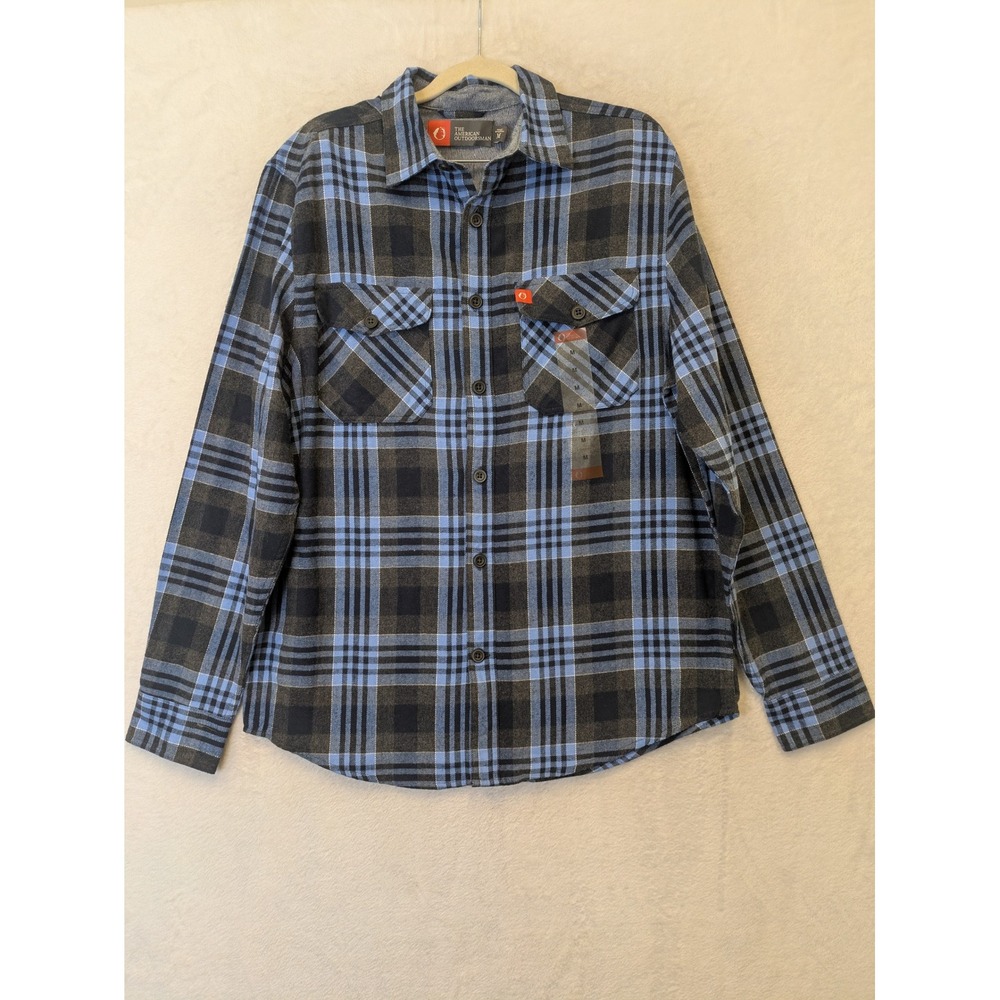 The American Outdoorsman Men's‎ Flannel Shirt Plaid Button Up Size M
